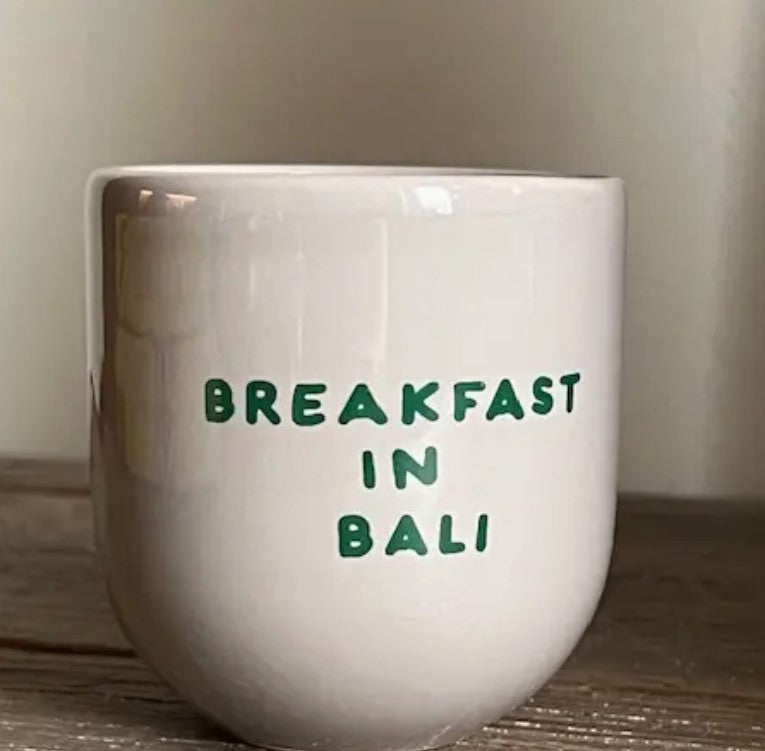 Mug - Breakfast in Bali - Blanc
