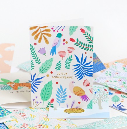 Carte double - Joyeux Anniversaire