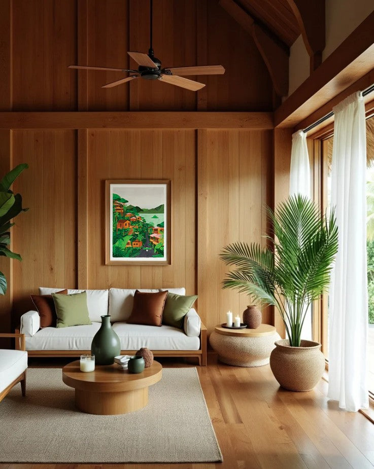 Affiche décorative - Medium - Lodges - 30x40 cm