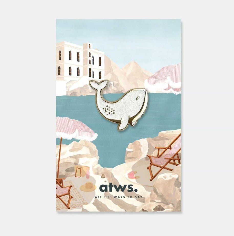 Pin's - White wale