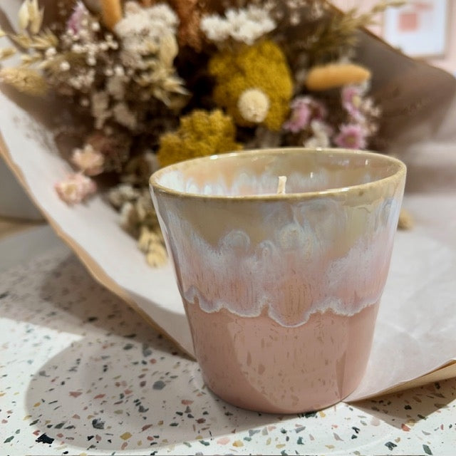 Bougie Lisbonne - Rose - Linge Frais