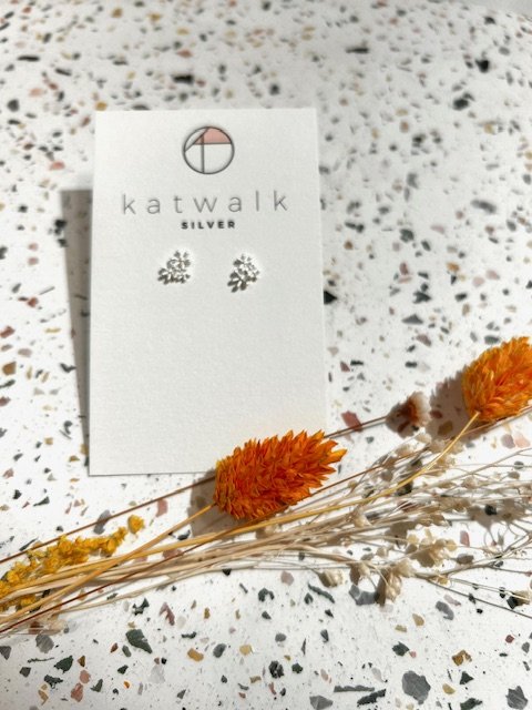 Boucles d'oreilles - argent - 3 fleurs