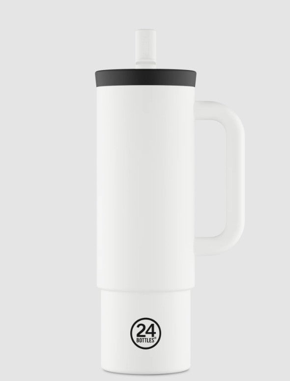 Straw Cup 800  Ice White