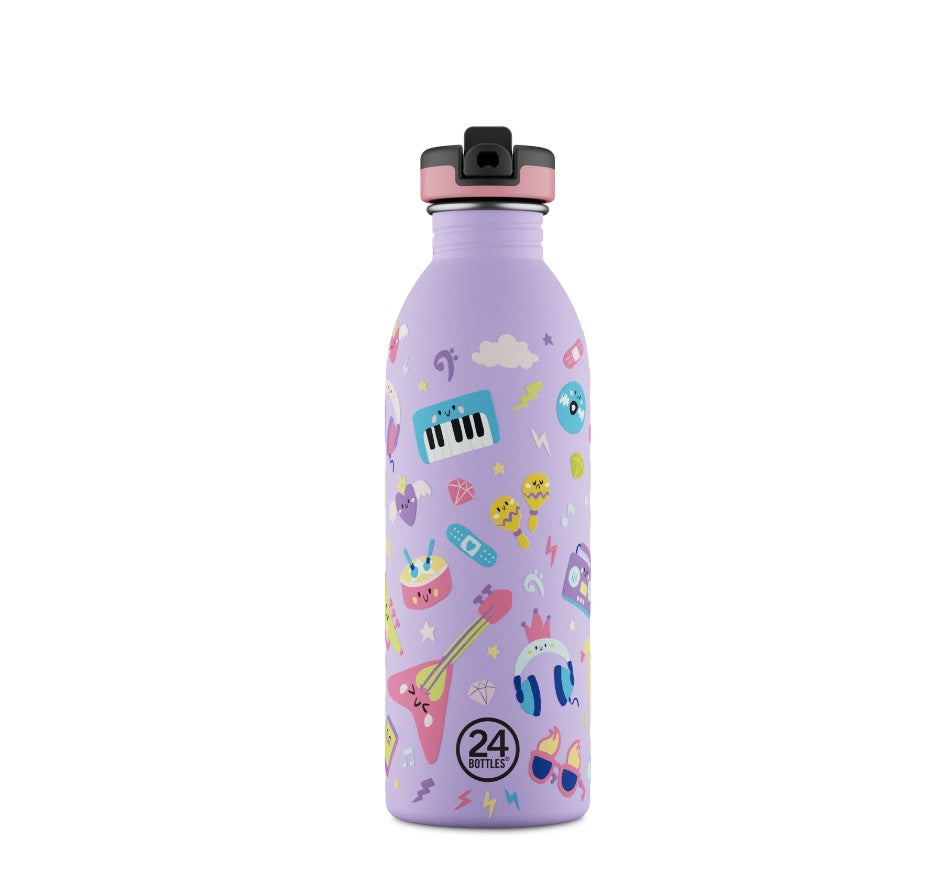 Urban kids bottle 050 Music Friends AVEC PAILLE