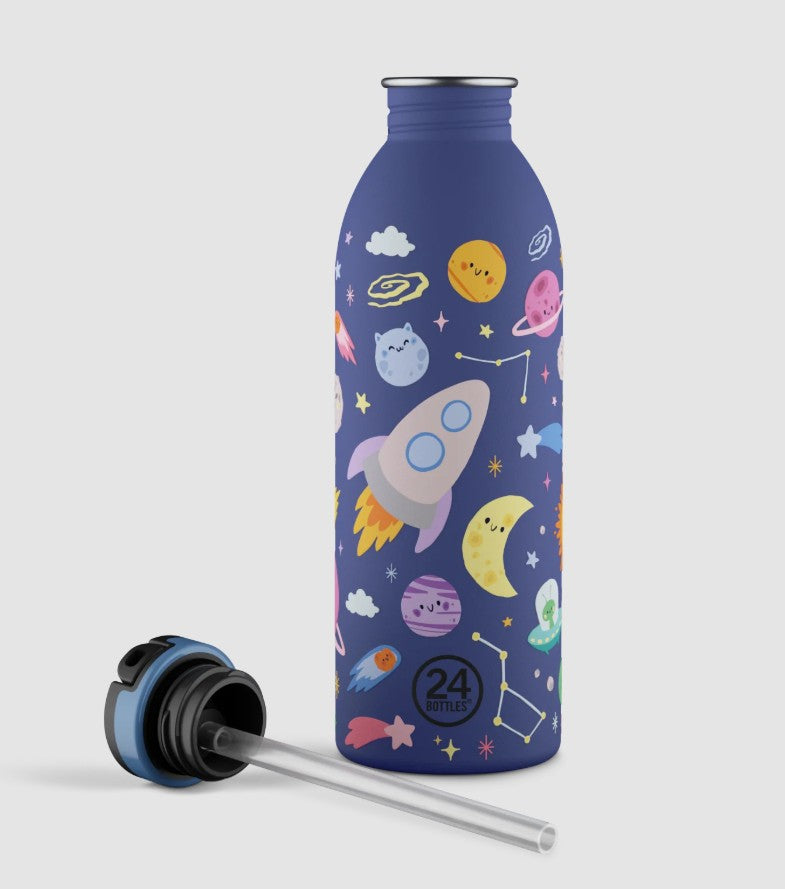 Urban kids bottle 050 Space Friends AVEC PAILLE