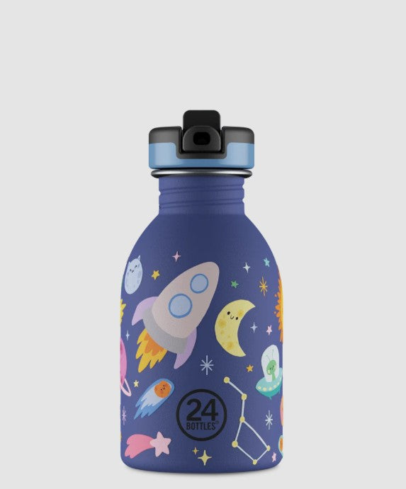 Urban kids bottle 250 ml Space Friends AVEC PAILLe