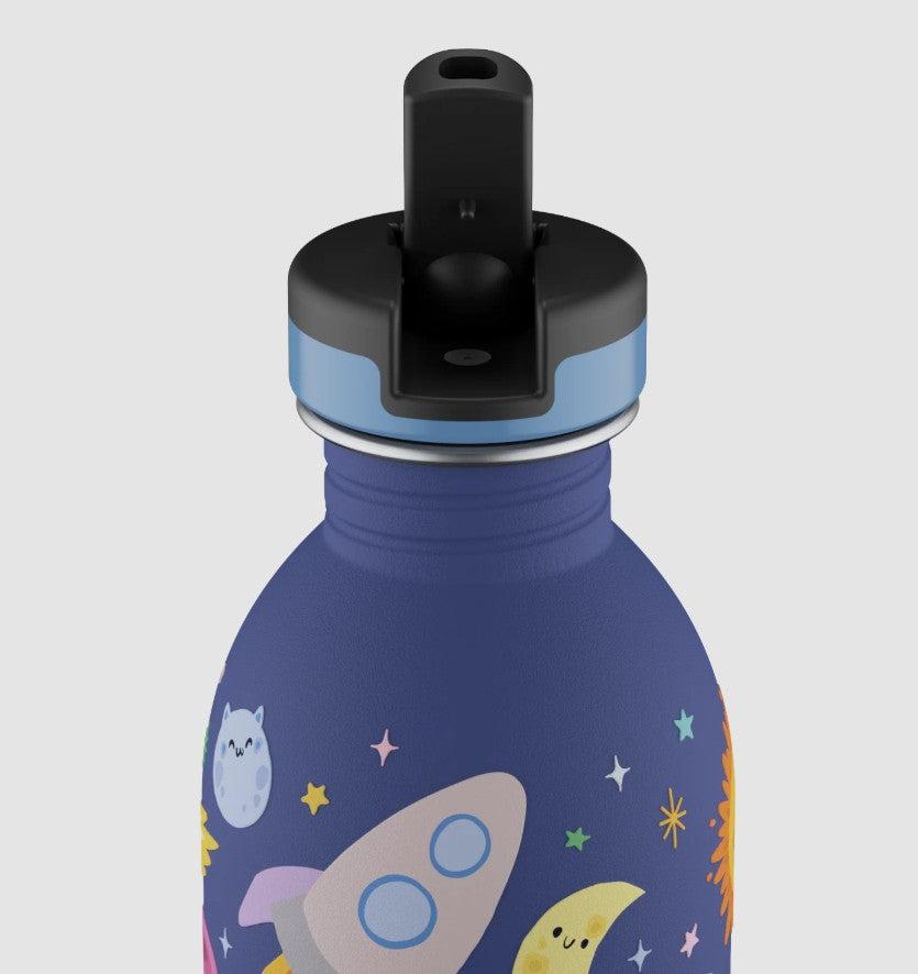 Urban kids bottle 250 ml Space Friends AVEC PAILLe