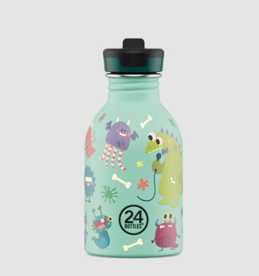 Urban kids bottle 250 ml Spooky Friends AVEC PAILLE