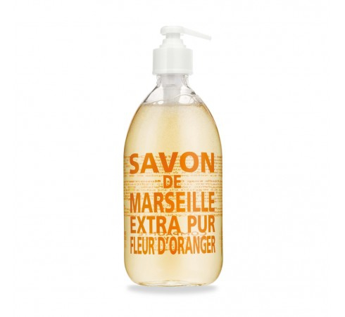 Savon liquide Extra Pur 495 ml verre fleur d'oranger