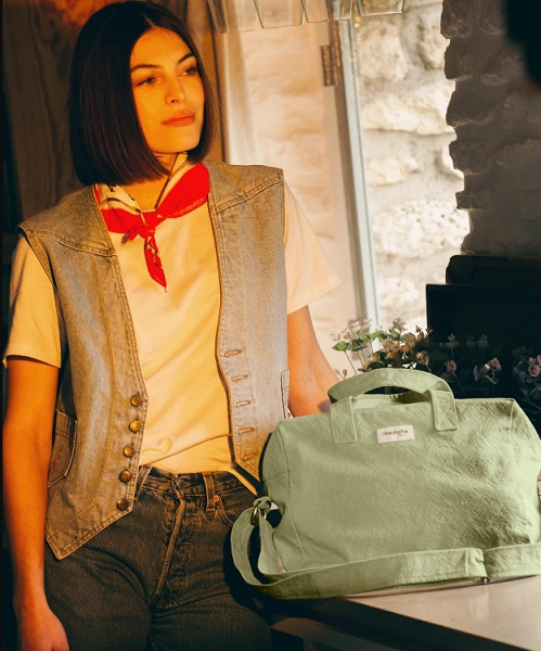 Sauval le city bag en coton recyclé - Green rivers of babylon
