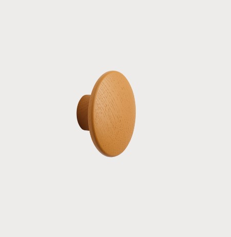 patère The dots – 1 pièce XS Burnt Orange -  Ø 6,5 cm