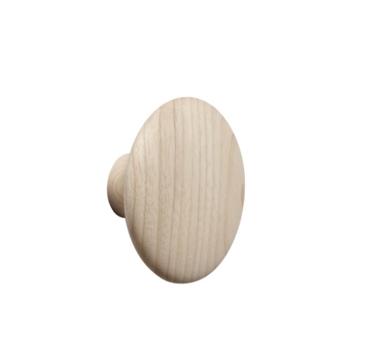 patère The dots - 1 pièce M ash - Ø 13 cm