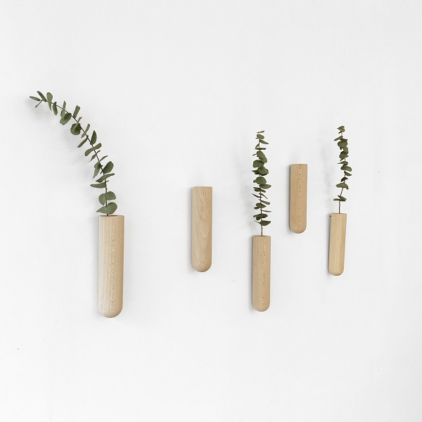 Lot de 3 soliflores muraux