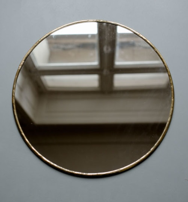 Miroir rétro doré - ANIR