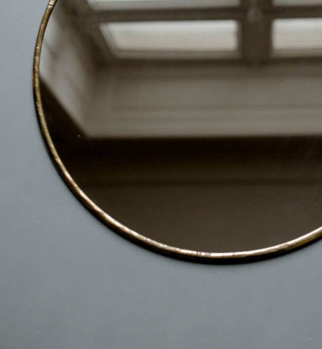 Miroir rétro doré - ANIR