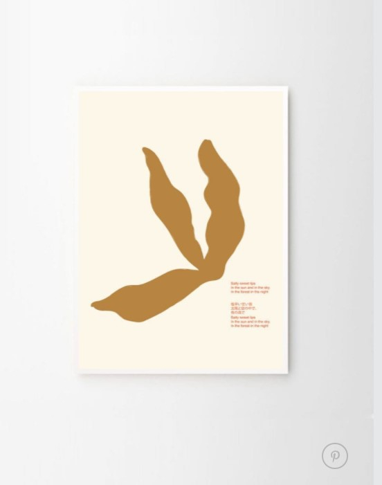 Poster - Lucrecia Rey Caro - Salty Lips - 50x70cm