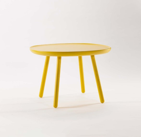 Table d'appoint Naïve - Carré - Large - Yellow