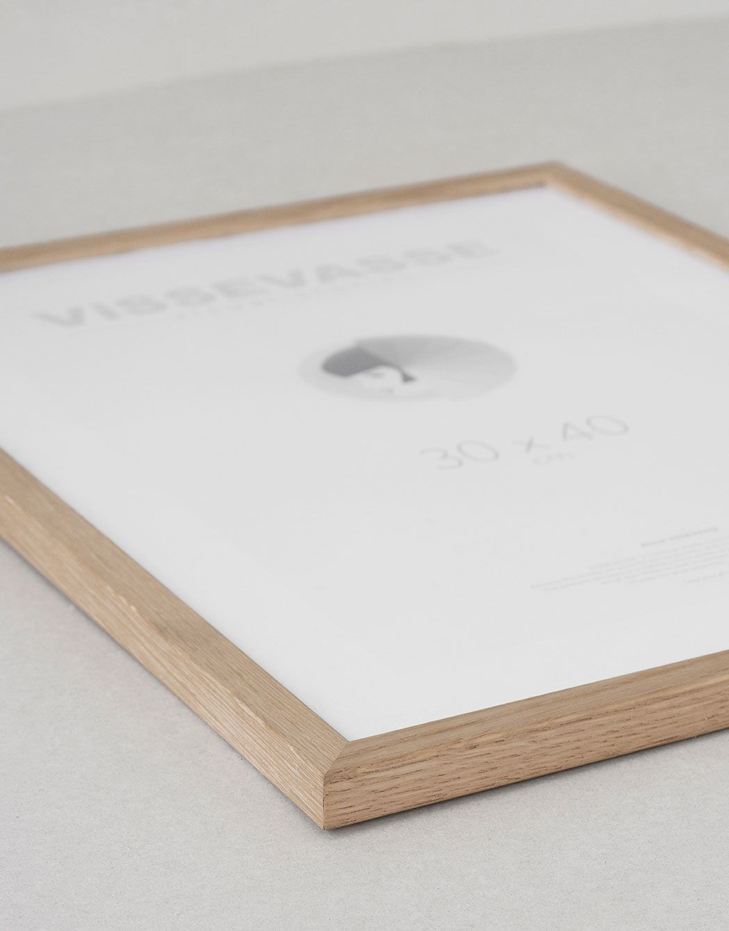 Oak frame Vissevasse 50 x 70 cm