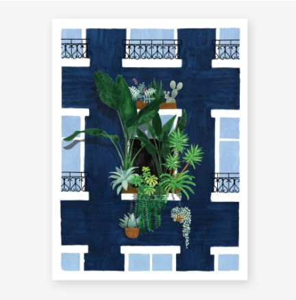 Affiche décorative - Medium - Balcony - 30x40 cm