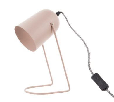 Lampe à poser - Enchant - fer rose pâle mat