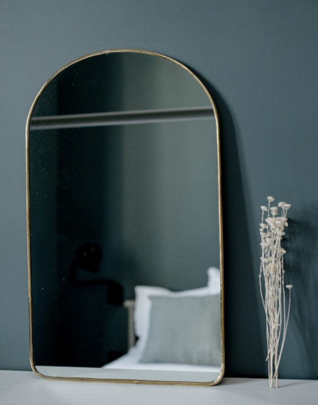 Miroir rétro doré - Ciel
