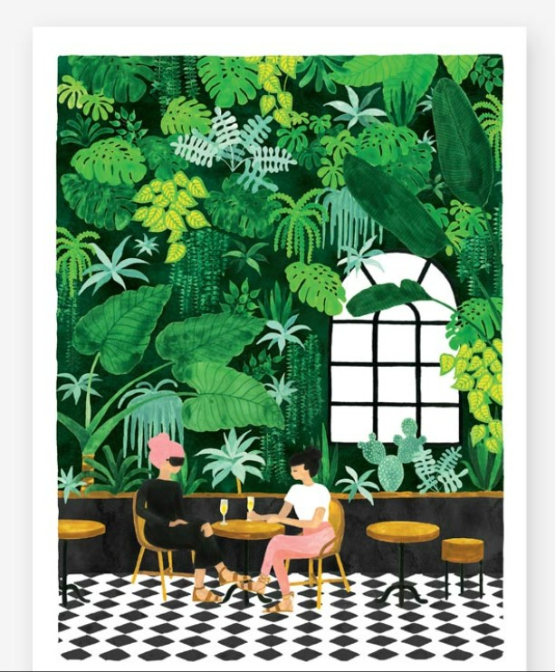 Affiche décorative - Large - Café - 50x70 cm