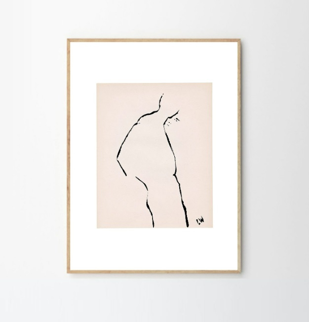 Poster - Lena Wigers - Silhouette 01 - 50x70cm