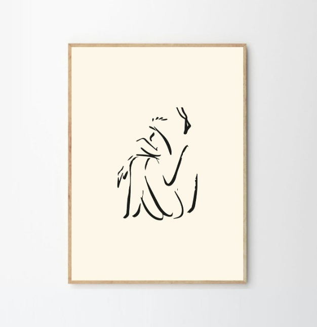 Poster - Lucrecia Rey Caro - Calm - 30x40cm