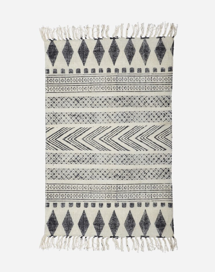 Rug Block - Grey & Black