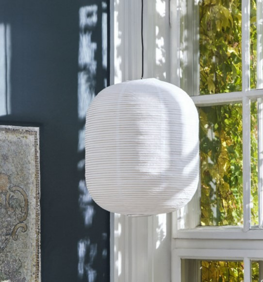 Rice Paper Shade - Oblong classic white