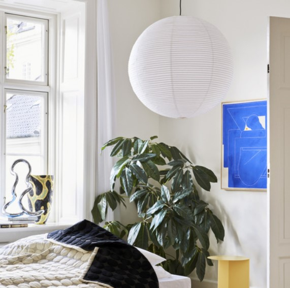 Rice Paper Shade - Rond 50cm classic white