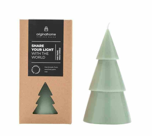 Xmas Tree Candle L - Green - TC0027.42