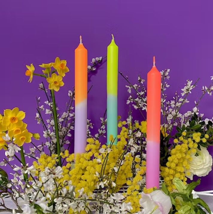 Dip Dye Neon - Pastel Tulips
