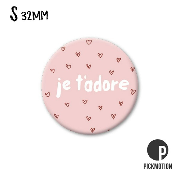 Petit magnet - Je t'adore - MSQ0226FR