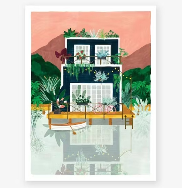 Affiche décorative - Medium - Cabine - 30x40 cm