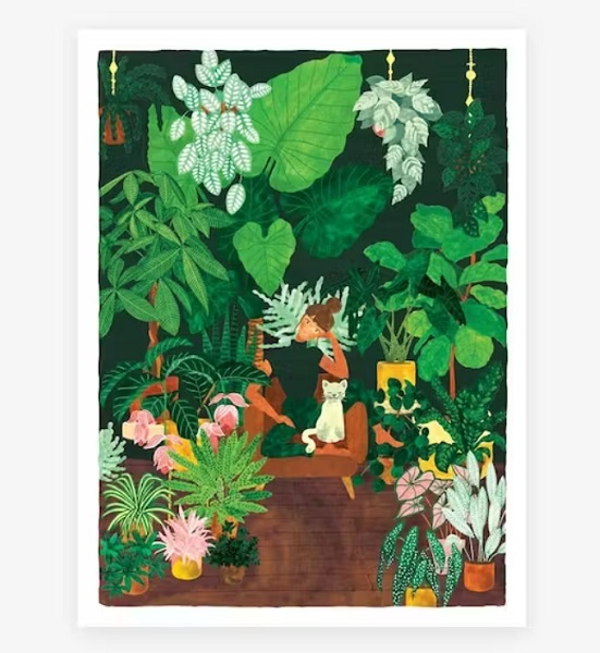 Affiche décorative - Medium - Plant addict - 30x40 cm