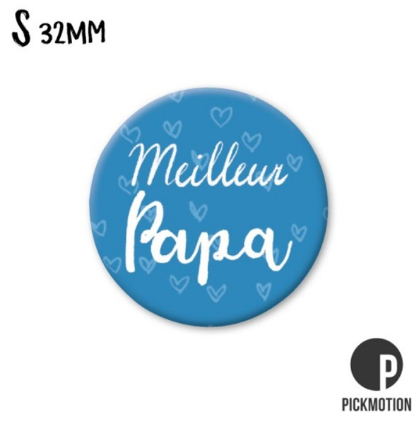 Petit magnet - Meilleur papa - MSQ0280FR