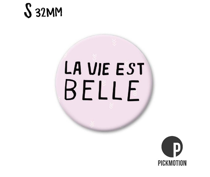 Petit magnet - La vie est belle - MSQ0195FR