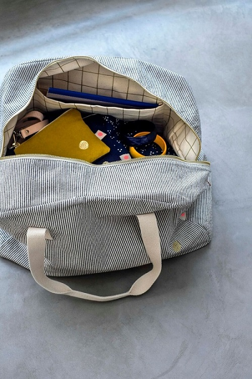 Week-end bag Finette - Caviar
