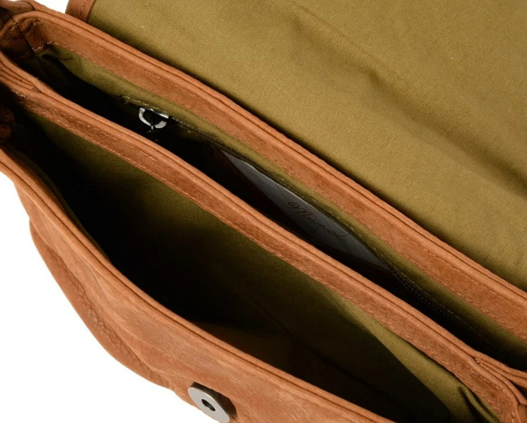 Sac bandouillère Jenny - Epice - Peau de pêche