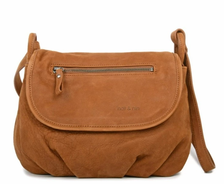 Sac bandouillère Jen - Epice - Peau de pêche