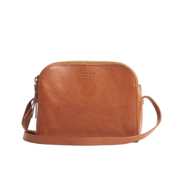 Sac EMILY - Cognac - Stromboli - lanière cuir