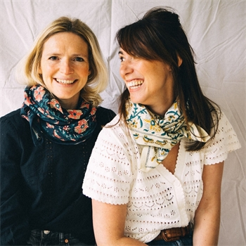 Foulard Latika - Bird - Céleste