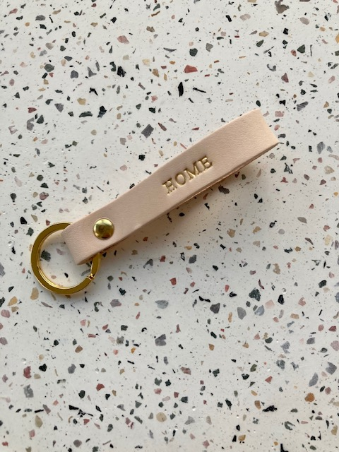 Porte-clefs - HOME - nude - gold