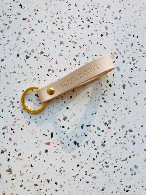 Porte-clefs - SUPER INSTIT - nude - gold