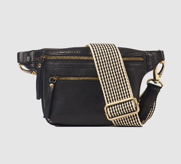 Sac Banane Beck - Black Stromboli Leather
