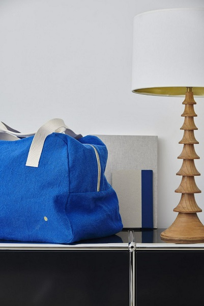 Week-end bag Iona - Bleu Mecano