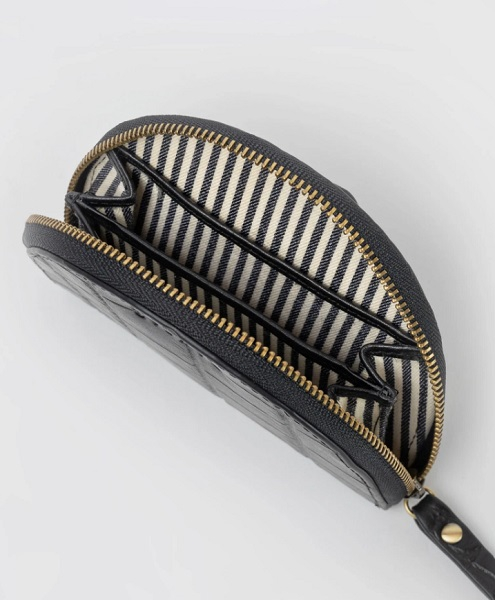 Porte-monnaie Laura - Black Croco Leather