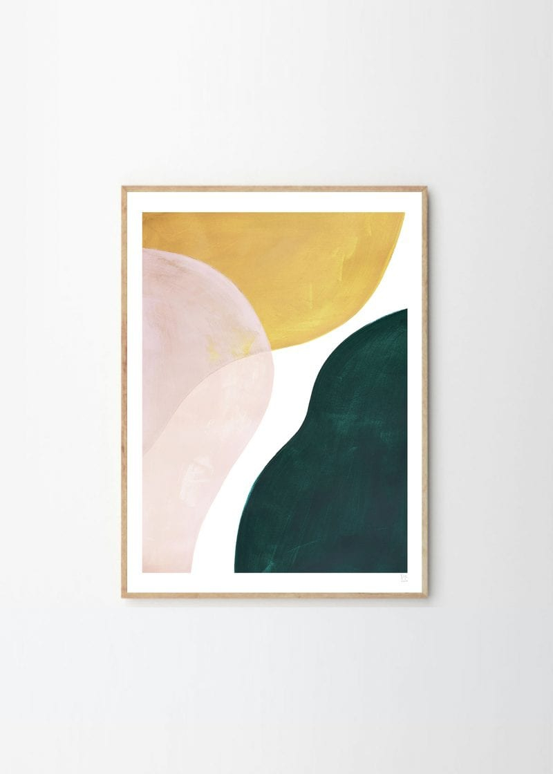 Poster - Berit Mogensen Lopez - Transparent Rose - 30x40cm