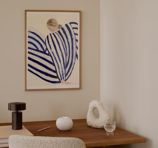 Poster - Sofia Lind - Blue Stripe At Concorde - 50x70cm
